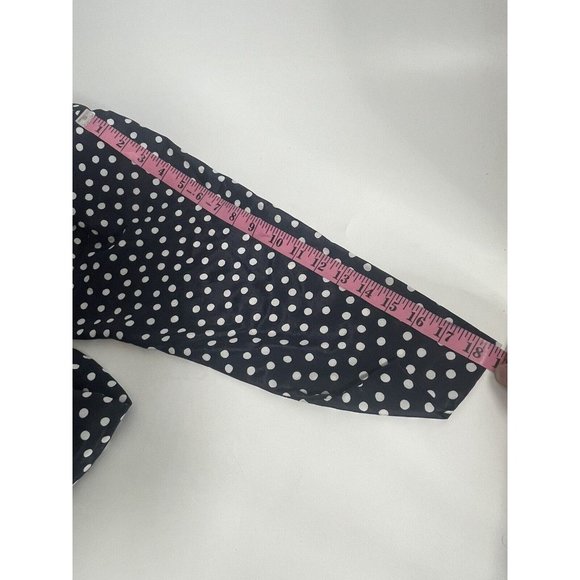 Vtg Pellini 3/4 Sleeve Blue Spotted Midi/maxi Dress Sz 8 Von Bromlett - Picture 10 of 12